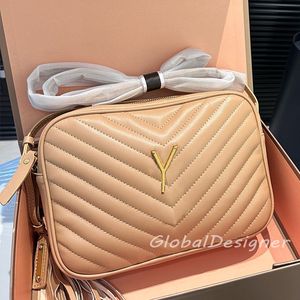 Bolsa de câmeras de designer de alta qualidade Bolsas de ombro luxuosas bolsas de moda lady bolsas de moda cruzar carteiras de corpo mini bolsa de caviar casca de carneiro