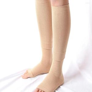 Kadın Çorap Diz Yüksek Stil Erkek Stoklar Uzun Tüp Erkekler Sıkıştırma Ağrısı Rahatlama Varisli Elyaf