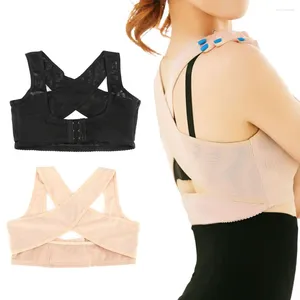 Women's Shapers Women Vest Chest Black Back Support Belt Posture Shoulder Corrector Brace Correction