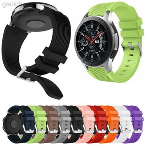 Principal de pulso Suria de pulseira de silicone para Samsung Galaxy Watch 46mm SM-R800 Smart Watch Band Bracelet de borracha para Samsung Gear S3 Strap 24319