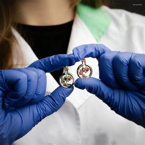 Broschen Kolbenbrosche Klassische Wissenschaft Chemie Laborausrüstung Becher Pin Inlay Luxus Zirkon Abzeichen für Experimentator Freund Geschenk