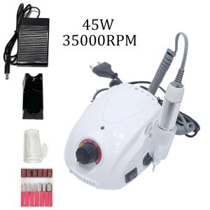 Kits Electric Nail Drill Hine for Manicure 35000rpm High Speed with Drill Bits Set Nail Pedicure File Salon Use Nail Art Equipment