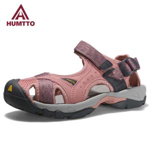 Boots Humtto Summer Sandals Women Quick Dry Beach Shoes for Woman 2022 Breathable Ladies Designer Brand Outdoor Womens Sandals