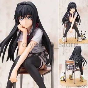 Anime Manga Isshiki Iroha Hikigaya Hachiman figurki Anime Yukinoshita Yukino siedzca postawa dziewczyna lalka PVC zabawki dla dzieci prezenty witeczne 240319