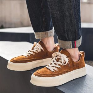 Scarpe Brand Designer Fashion Men Shoe Spring Autumn Autumn's Platform Sneakers Scarpe casual Trend Maschio Laceup Scarpe vulcanizzate 2023