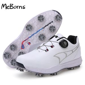 Shoes New Professional Golf Shoes Spikes Outdoor Comfortable Golf Wears for Men Size 3845 Walking Sneakers Walking Shoes