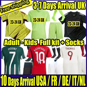 Adult Kids Full Set 23 24 ONANA SANCHO soccer jerseys B. FERNANDES MARTINEZ RASHFORD football shirt 2023 ANTONY