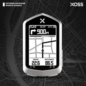 XOSS NAV Plus Bike Computer Wireless Cycling GPS Speedometer Map Navigation Waterproof Bluetooth ANT Cadence Speed 240313