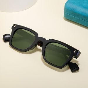 Fashion Square Polarized Sunglasses Layered Frame Sun Glasses Smart Shades Women With Arrow Rivet And Novelty Legs TAC
