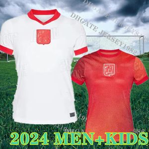 2024 2025新しいLewandowski Soccer Jerseys Polonia 23 24 Krychowiak Grosicki Zielinski Milik Zalewski Szymanski Polish Shird Men Kid Kit