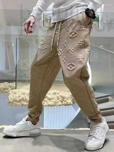 Erkek pantolon tasarımcısı tasarımcı adam sokak tarzı sonbahar ve kışlık pantolon spor jogging eşofmanları sokak giysileri pantolon erkekler için büyük boy 45ai 72hk