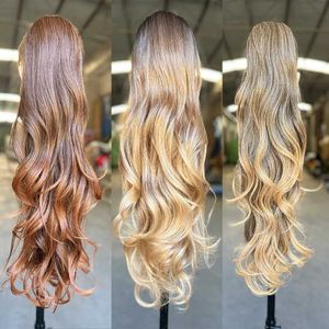 Synthetic Wigs Hair Bun Maker Gladys Wavy Ponytail for Women Synthetic 28 Inches Weave Hairpiece Ponytail Free Shipping 240328 240327