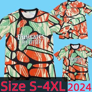 Saka Football Jersey G. Jesus Odegard Rice Havertz 24 25 Gunner Martinelli Smith Rowe Nketiah Zinchenko Saliba Trssard Football Jersey Pre Match Design 123