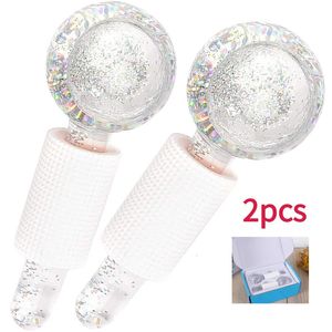 Ice Globes för S 2st Cooling Balls Face Roller Massager and Eyes Daily Beauty 240313