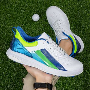 HBP icke-varumärke utomhusgolfspikar skor manliga roterande skosnören sport sneakers icke-halktränare golfskor