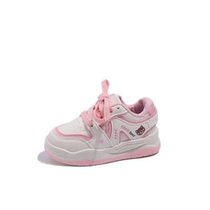 HBP Non-Brand alta qualità miglior prezzo sneakers per bambini con orsetto carino per ragazzi e ragazze scarpe basse per bambini rosa per bambini