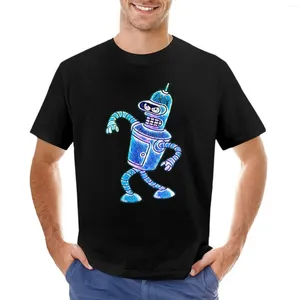 Herrtankstoppar Bender Strut Midnight Edition T-shirt estetiska kläder stora och höga t-skjortor för män