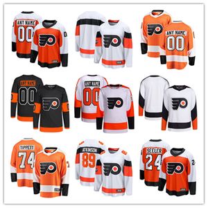 Philadelphia Custom Flyers Hockey Jerseys 48 Morgan Frost 6 Travis Sanheim 8 Dave Schultz 86 Joel Farabee 21 Scott Lughton 55 Rasmus Ristolainen Noah Cates Cam York