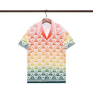 MENS SOMMER DESIGNER SHIRTS Fashion Hawaii Floral Print Casual Shirt Men Women Slim Fit Short Sleeve Beach Clothing M-3XL
