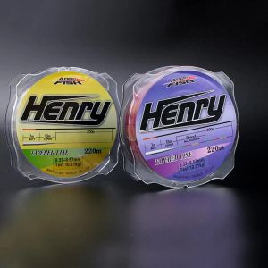Lines Sport Fishing Line Nylon Tapered Line 220m Henry Series Popular Strong Strength Line Winter Fishing Accessories