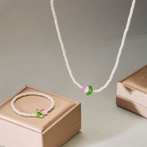 Minimalist Handmade Woven Imitation Pearl Bracelet
