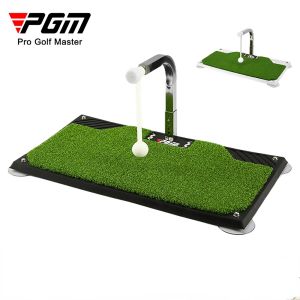 Auxiliares pgm profissional golf swing putting 360 rotação prática de golfe putting esteira golf putter trainer iniciantes treinamento aids hl005