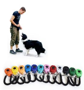 Dog Training Clicker with Adjustable Wrist Strap Dogs Click Trainer Aid Sound Key for Behavioral Training JK2007XB9146981