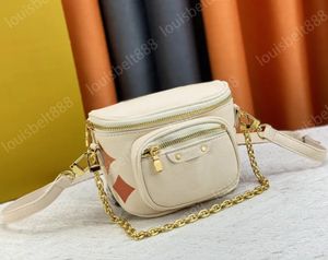 NEUE Modedesigner-Damen-Umhängetasche, luxuriöse Handtaschen mit Farbverlauf, Blumenbrief-Umhängetaschen aus Leder, hochwertige Damenmode-Mini-Bumbag-Geldbörsen