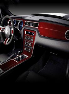 フォードマスタング20092013カーボンファイバーステッカーダッシュボードインストルメントパネルトリムカバーインテリアモールディング装飾ストリップ4435846