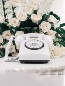 Vintage American Style Rotary Dial Audio Guestbook, Perfect For Customized Audio Message Recording On Wedding/party, With No Communication Function, Only Recordable