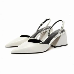 Sandali 2023 sandali femminili estate eleganti eleganti punta di piedi sexy scarpe da signore casual di lusso scarpe tacco per donna alto tacchi sandali