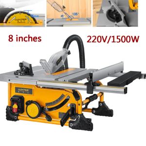 Joiners 8inch Dustfree Wood Cutting Hine 80 Teeth Circular Saw 1500w Desktop Portable Woodworking Sliding Table Saw M1hzp3210