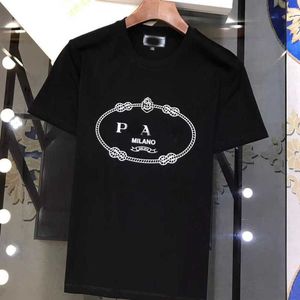 Mens Camiseta Designer para Homens Mulheres Camisas Triângulo Invertido Moda Camiseta com Letras Casual Verão Manga Curta Homem Tee Mulher Roupas Tamanho Asiático