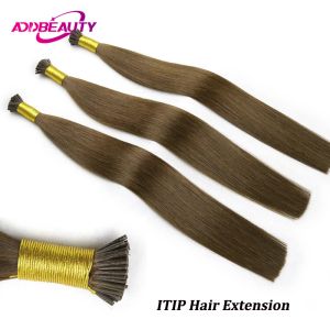 Uzantılar insan saç uzantıları düz füzyon insan saç uzantısı 40g/set kapsül keratin brezilya remy insan saçı uzantısı