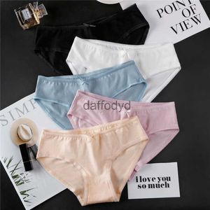 Women's Panties 100% cotton panties 100% cotton briefs 100% cotton fabric simple low-waisted womens pants T802 240319