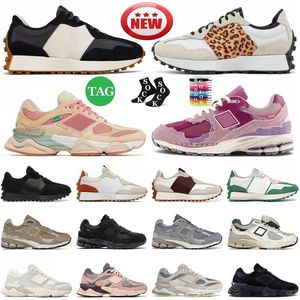 Yeni 2002R 9060 327 Athletic OG Spor Ayakkabıları Koşu Ayakkabıları Erkek Kadın Koruma Paket Deniz Tuzu Leopar Yağmur Bulut Kuvars Gri Jjjjound 9060'lar Dhgate Açık Eğitimler JJ 3.19