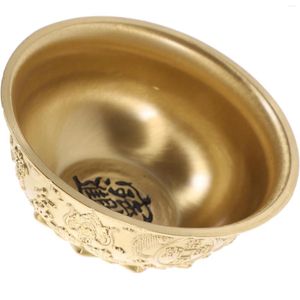 Bowls Gold Decor Cornucopia Ornament Office Treasure Bowl Crafting Shop Mixing Home Crafts Temple Brass