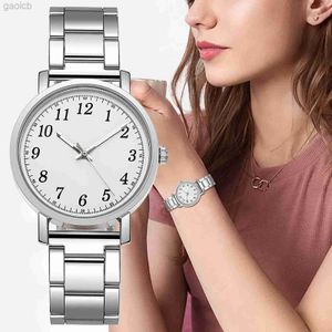Wristwatches Couple Quartz Digital Watch Steel Strap Luxury Chronograph Ladies Gift Trend Female Watch Nordic Minimalist Ladies Watches Reloj 24319