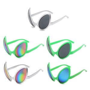 Roliga utlänningar Glasögon Rainbow Lenses Solglasögon Halloween Party Props Gynnar tillbehör för vuxna och barnglasögon