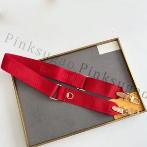 Pink sugao straps shoulder straps handbags straps crossbody tape high quality straps for women bags 7 color choose hongli-240318-30