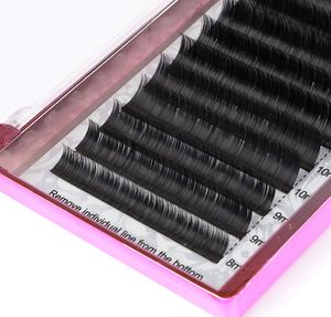 Mix Length 2019 Flat Split Tips Eyelash Extension Natural Soft Cilios Individual False Eye Lash Extension7137633