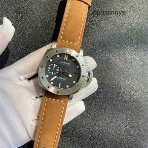 Paneraiss Automatic Men Watches Paneraiss Mens Watch Luminor Series Men's Swimming Sapphire Leather Designer Waterproof Arvurs Rostfritt stål WN-JQML