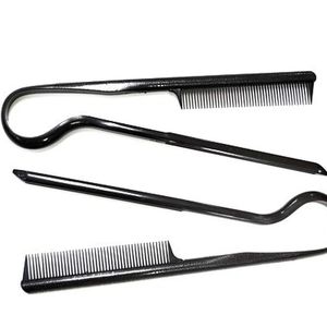 1PC Utile Capelli Raddrizzare Salon Pettine Parrucchiere Strumento Liscio Tenere Pinze Strumenti Per Lo Styling Dei Capelli per Le Donne Spazzola Per Capelli Raddrizzatore