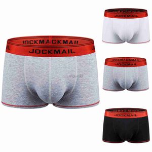 السراويل الداخلية jockmail رجل inderpants boxershorts القطن رجال الملاكم الذكور الذكور ملابس داخلية تنفس سراويل داخلية ناعمة الملاكم ملخصات 24319