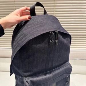 Borsa da viaggio zaino in denim casual unisex con zaino posteriore super buono tendenza di strada Borsa a tracolla grande Studenti di design Zaino per il tempo libero dimensioni 30 * 40 cm