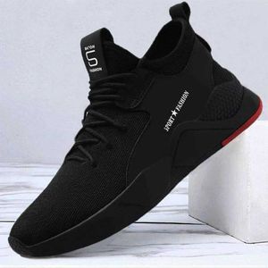 HBP Não Marca Barato Atacado Esporte Respirável Leve Mens Running Shoes Nova Tendência Preto Casual Antiderrapante Tênis Masculino