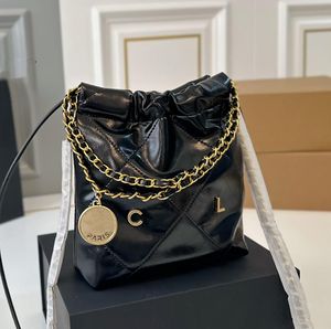 Luxury handbag designer tote bag women genuine leather the totes bag small size shoulder bag high quality chain gold sequins crossbody bags dhgate bag