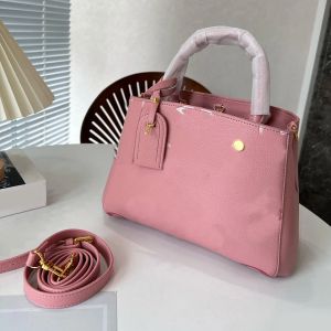 Varumärkesdesigner Totes Väskor Montaignes Tryck på Crossbody Luxury Handväskor Fashion Axel Högkvalitativ väska Kvinnor Letter Purse Telefonplånbok Lady