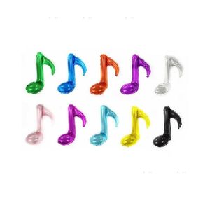 Party Decoration Eighth Note Aluminum Film Balloon Single Tone Dual Cartoon Shape Birthday Drop Delivery Home Garden Festive Supplies Dhvh7