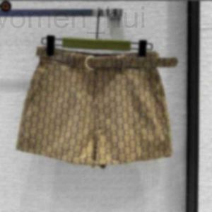 Damen-Shorts, Designer-Marke, Frühling und Sommer, neues Nischendesign mit Ganzkörper-Jacquard-Gürtel, Metall, modisch, vielseitig, schlankmachender Trend 8K59 6VQV